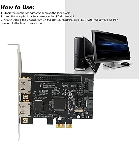SATA IDE PCI Express Adapter Kártya, 2 Port, PCIe, hogy SATA ESATA IDE-Vezérlő Adapter Kártya, Támogatja ATA Merevlemezek,