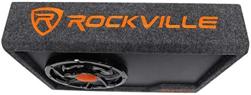 Rockville RWS10CA Slim 1000 Watt 10 Erősített Meghajtású Autó Mélynyomó Burkolat