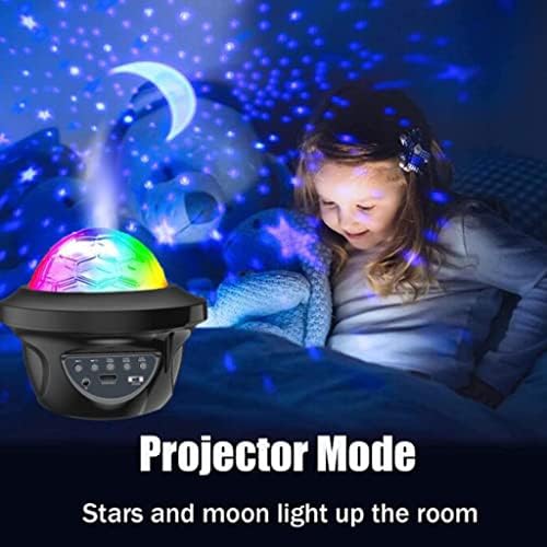 Állítható Mennyezeti LED Lámpa 5 Villogó Üzemmódban Újratölthető színváltó Lámpa Távirányító Időzítő Projektor Lámpa