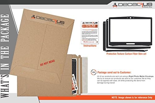 Decalrus - Védő Matrica a Lenovo IdeaPad S340 (15.6 Kijelző) Fekete Laptop Szénszálas Bőr burkolata wrap CFlenovoIdeapad15_S340Black