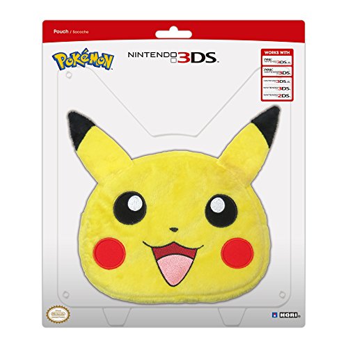 HORI Egyetemes Pikachu Plüss Tok Új Nintendo 3DS XL