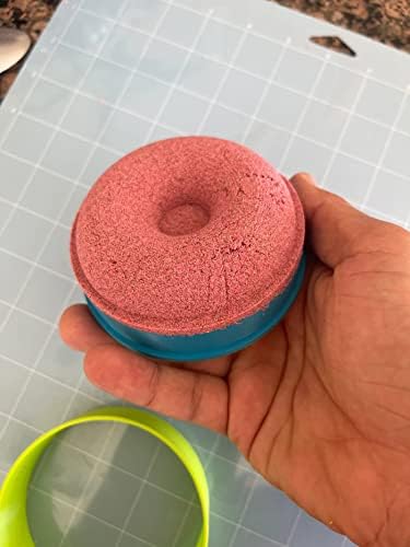 Fánk Alakú 3D-s Fürdő Bomba Penész - DIY Fürdő Bomba Penész, Kézzel Nyomja meg a gombot , 3D-Nyomtatott
