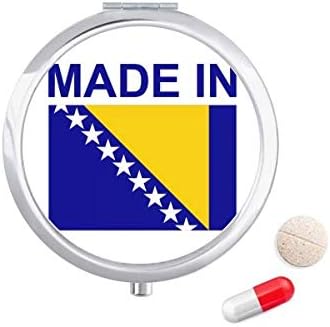 Készült Bosznia-Hercegovina az Ország Tabletta Esetben Zsebében Gyógyszer Tároló Doboz, Tartály Adagoló
