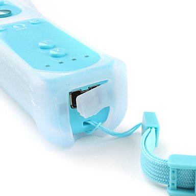 YT Távoli MotionPlus, valamint Nunchuku Vezérlő Esetében Wii/Wii U (Kék)