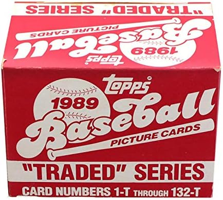 MLB 1989 Topps Baseball Forgalmazott Sorozat - Készlet 132 Kártyák