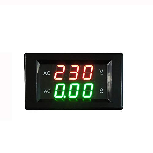 Digitális Feszültség Aktuális Multiméter LCD Voltmérő Árammérő,AC130-500V 50A Feszültség Kettős Kijelző Panel Méter Feszültség Teszter Dual