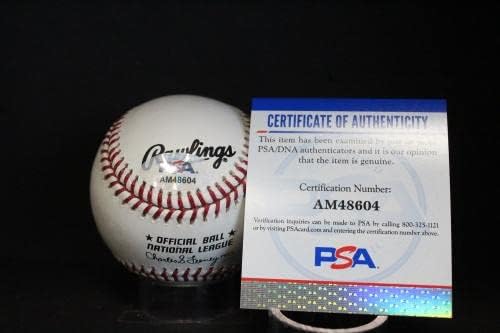 Jay JohnstoneSigned (73-78-81-88 WS) Baseball Autogramot Auto PSA/DNS AM48604 - Dedikált Baseball