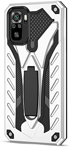 Okostelefon Tok Kompatibilis Redmi Note10/Note10s,Katonai Erős kétrétegű PU+TPU Hibrid Teljes Test az Esetben,Zárójel Védő Por Ütésálló