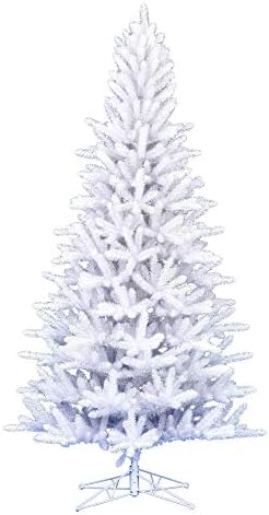 Vickerman 3.5' Fényes Fehér Fenyő Mesterséges Karácsonyfa, Kivilágítatlan - Ál Lucfenyő Karácsonyfa - Szezonális Beltéri Lakberendezés