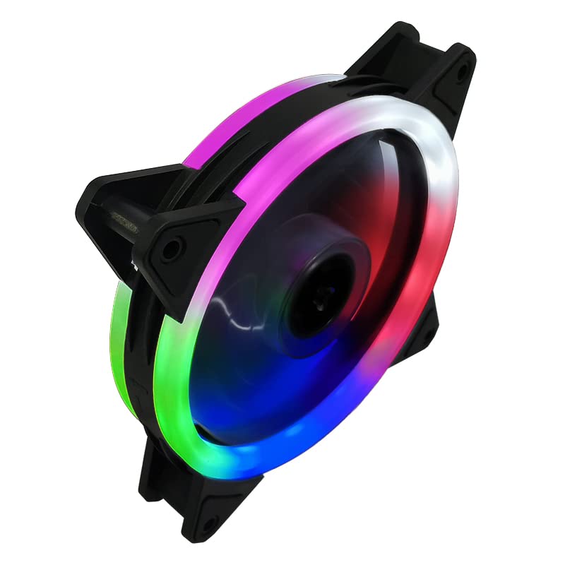 PC Esetben az RGB Rajongók LED 120mm Csendes,hűtőventilátor a Játék Számítógép Nélkül Vezérlő
