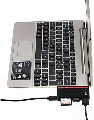 Navitech 2 az 1-ben Laptop/Tablet USB 3.0/2.0 HUB Adapter/Micro USB Bemenet SD/Micro SD Kártya Olvasó Kompatibilis HP Pavilion Szerencsejáték