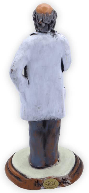 SICILIA BEDDA CAPACI Doktor - os Kézműves Kabát Értékes Szicíliai Kerámia, h25 cm-es, kb. MOD BZ