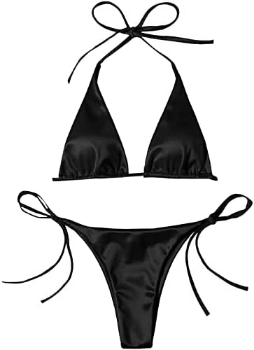 Magas Vágás Bikini Alsó Nők Bandeau Kötést Bikini Szett Push Up Brazil Fürdőruha Strandcuccot Szexi Fürdőruha