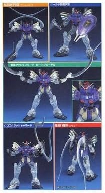 Bandai Hobbi EW-07 Gundam Sandrock Egyéni Fém & Egyértelmű Bandai akciófigura