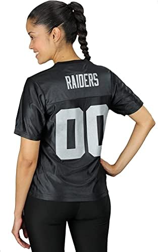 Oakland Raiders NFL Női Csapat Kápráztató Mez, Fekete