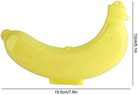Banán Kapus Banán Protector Esetben, Aranyos Fuvarozó Tároló Doboz, Kültéri Utazási Banán Tartály Üzembe Gyümölcs(2)