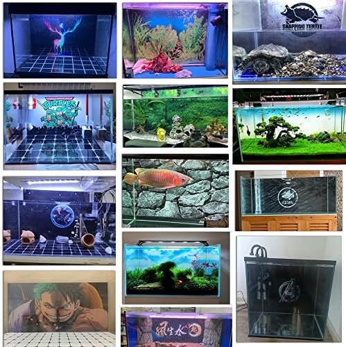 SB Kis Rajzfilm Víz alatti Akvárium Háttér Matrica SB 17x34 (43x87cm), akvárium Háttér Dekoráció HD Nyomtatás Egyszerű Háttérkép
