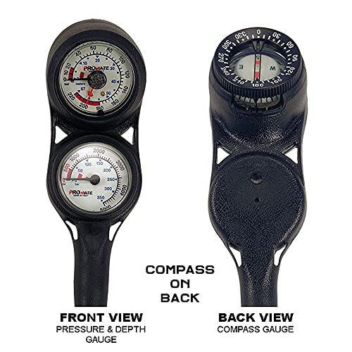 Promate Mini Nyomás & mélységmérő a Compass Nyomtávú Konzol, Kettős Dial - MG040-Iránytű Vissza