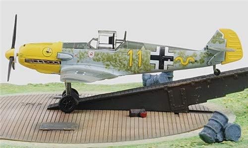 FLOZ Nekem Bf 109E-1 W/Iránytű Platform Battle of Britain 1942 1/72 fröccsöntött Repülő Modell