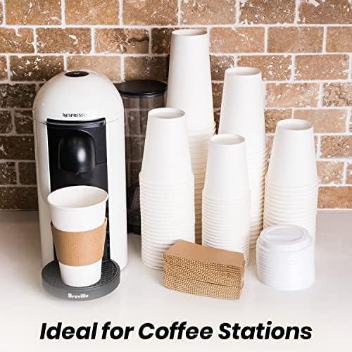Galashield Eldobható Kávés Csésze Fedő 10 Oz | [20 Beállítja] Papír kávéscsészét, Hogy Menjen Csésze Kávé | Forró Csésze Fedő & Ujjú -