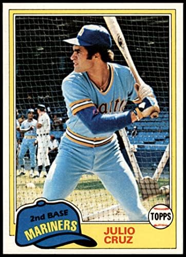 1981 Topps 397 Julio Cruz Seattle Mariners (Baseball Kártya) NM/MT Mariners