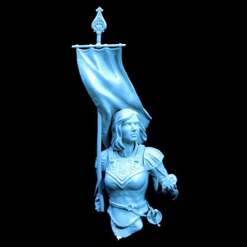 【1/10】 Ősi Fantasy Női Harcos Gyanta Mellszobor Modell kit Miniatűr Gyanta Mellszobor Modell Részei (összeszerelt, valamint festetlen) //