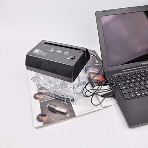 WDBBY Új Asztali Hajtogatott Papír Szalag-Vágott Kis Mini USB-Zúzó, papírvágó Otthoni, Irodai