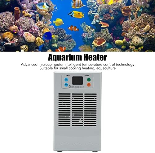 Víz Hűtő Hűtési Rendszer, ABS Ház Hűtés Fűtés Akvárium Hűtő az Akvakultúra 20L 70W AC 100‑240V(110V)