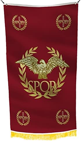 Nyugat-SPQR Történelem az Ókori Róma a Római Birodalom Szenátus Emberek Európai Demokrácia a Történelem a Háborúk 3x5 méteres Zászló Banner
