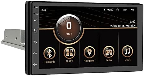 Egységes Din autórádió a Biztonsági Kamera, GPS Navigáció, Autós, 7 Hüvelykes HD Kapacitív Érintőképernyő autórádió Bluetooth FM Multimédia