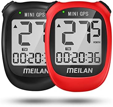MEILAN M3 Mini GPS Kerékpár-Számítógép (Fekete-Piros)