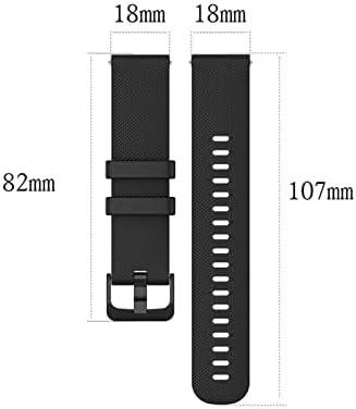 AHGDDA 20mm Karkötőt a Csukló Pánt TicWatch E a Garmin Venu a Forerunner 645 Szilikon Smartwatch Watchband (Szín : H, Méret : a COROS