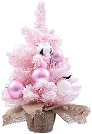 INDYAH Karácsony Előtti Világít Mesterséges Mini karácsonyfa, Kis karácsonyfa, Mesterséges Asztali karácsonyfa Karácsonyi Labdát Dekoráció