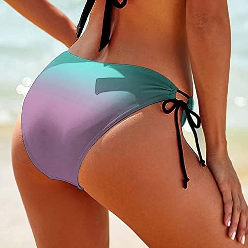 Fulijie Úszni Nadrág a Férfiak Hosszú Női Seaxy Bikinit Nyakkendő Oldalon Brazil Strandcuccot Szexi Fürdőruha Alsó Lányok