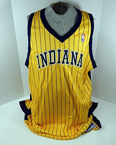 2004-05 Indiana Pacers Üres Játék Kiadott Arany Jersey 54 DP31859 - NBA Játék Használt