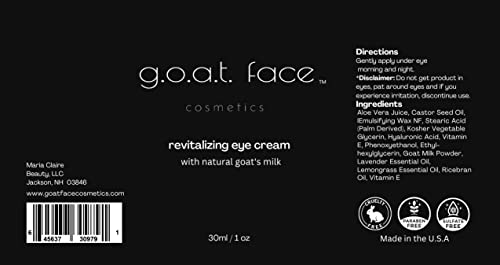 g.o.egy.t. arc kozmetikai Revitalizáló Krém Természetes kecsketej