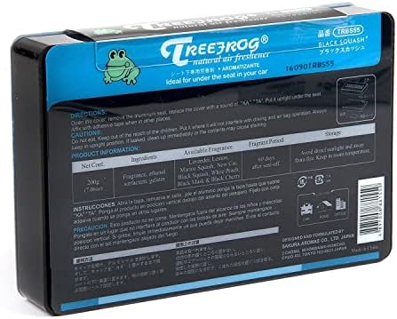 Treefrog Xtreme Friss Légfrissítő Fekete Squash Illat, 2 Csomag