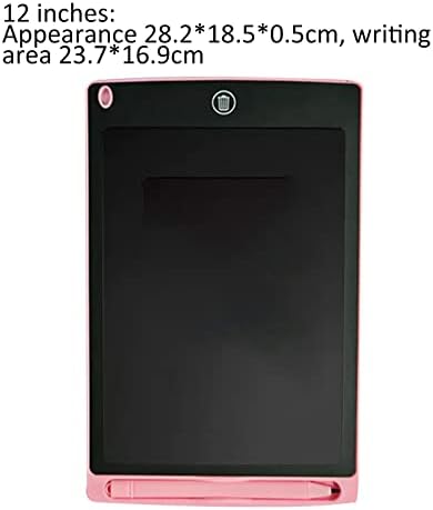 WOTRONCBEC LCD Írás Tablet fekete-Fehér Rajz Tabletta Doodle Firkász Pad Grafikus Táblák Zár-Kulcs Törölhető rajzlap Írás Testület,Rózsaszín