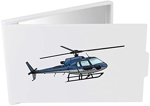 Azeeda Kék Helikopter' Compact/Utazás/Pocket Smink Tükör (CM00035057)
