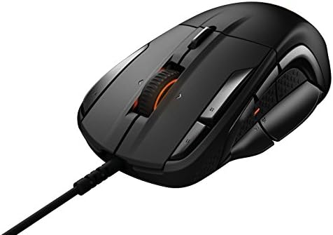 SteelSeries Rivális 500 MMO/MOBA 15-Gomb Programozható Gaming Mouse - 16,000 CPI, Fekete