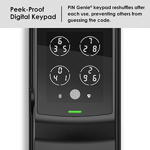 Lockly Biztonságos Pro, Wi-Fi Smart Zár, Kulcs nélküli Ajtó Zár, PIN-Genie® Billentyűzet, 3D Biometrikus Ujjlenyomat-Érzékelő,