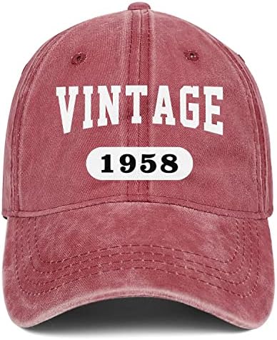 65 Születésnapi Ajándékok Férfiaknak a Nők Kalapot 65 Vintage 1958 Hímzett Baseball Sapka