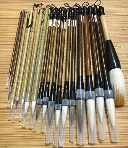 Claborate Stílusú Festmény Írás Ecset, Akvarell Kínai Kalligráfia Ecset Készlet Japán Kanji Sumi Festmény, Rajz Kefe+Roll-up Bambusz