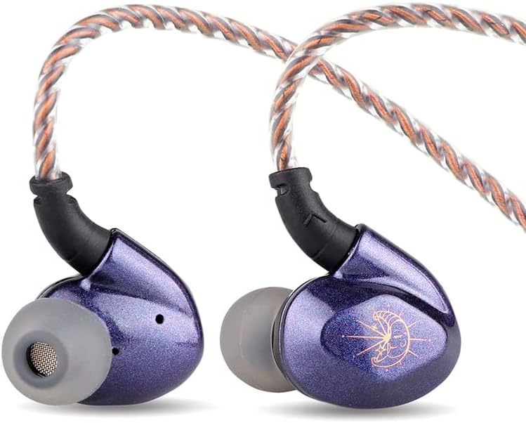 WJLYP BLON Z200 HiFi az Ear Fülhallgató 10mm Karbon Membrán Kettős Hang Üreg Fejhallgató DJ Zene Vezetékes Headset Fülhallgató