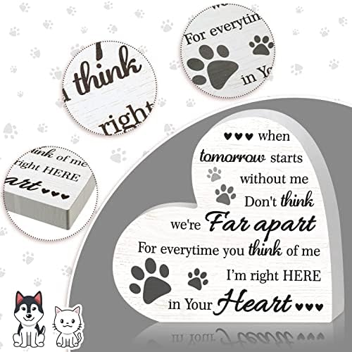 Maitys Pet Emlékmű Ajándékok Gyász Emlékezés Ajándékok Elvesztése, Kutya, Macska, Együttérzés, Részvét Ajándék Szív Alakú