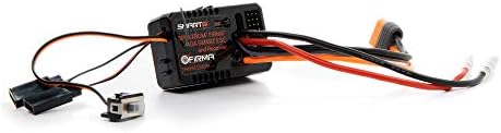 Spektrum Firma 40A Csiszolt Smart 2-az-1-ESC-Vevő, SPMXSE1040RX, Fekete