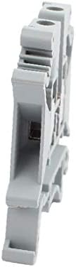 X-mosás ragályos 3Pcs egyesült KIRÁLYSÁG-5N DIN Sínre Szerelhető Útmutató a Terminál Blokk 800V 41A 4mm2 Kábel Szürke(3Pcs egyesült KIRÁLYSÁG-5N