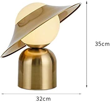 Jöhet egy újabb Kreatív Kis asztali lámpa Hálószoba Éjjeli Minimalista Éjjeli lámpa Arany kalapot Személyiség asztali lámpa