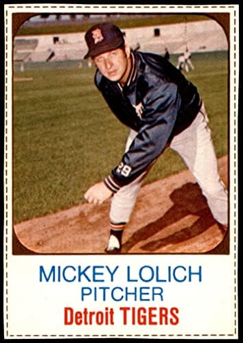 1975 Hostess 6 Mickey Lolich Detroit Tigers (Baseball Kártya) EX/MT Tigrisek