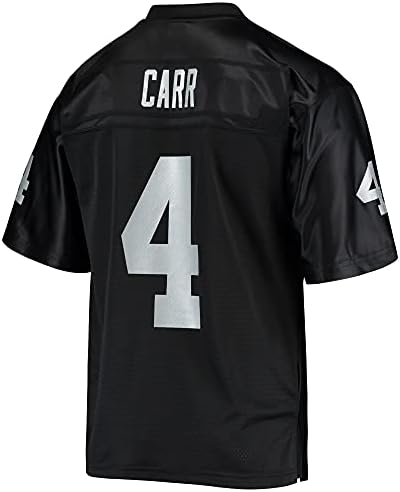 NFL PRO LINE Férfi Derek Carr Fekete Las Vegas Raiders Csapat Játékos Jersey